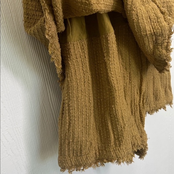 Free People - All Aboard Waffle Button Down Short Sleeve Short Romper Size Med - Picture 6 of 14